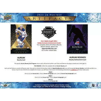 NHL pudełka karty hokejowe NHL 2023-24 Upper Deck Artifacts Hockey Hobby Box