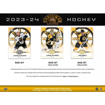 NHL pudełka karty hokejowe NHL 2023-24 Upper Deck Boston Bruins Centennial Box Set