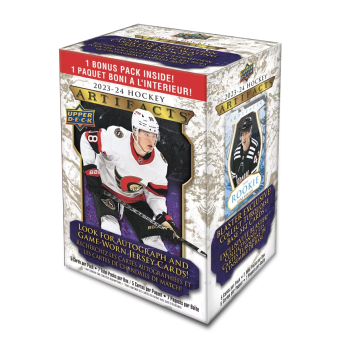 NHL pudełka karty hokejowe NHL 2023-24 Upper Deck Artifacts Blaster Box