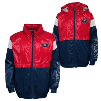 Washington Capitals Dziecięca kurtka goal line stance full-zip windbreaker