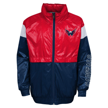 Washington Capitals Dziecięca kurtka goal line stance full-zip windbreaker