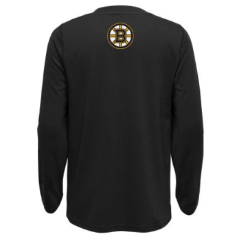 Boston Bruins dziecięcka koszulka z długim rękawem Rink Reimagined LS Ultra black