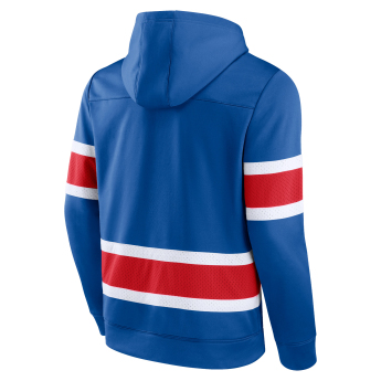 New York Rangers męska bluza z kapturem Iconic NHL Exclusive Pullover Hoodie