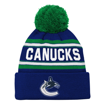 Vancouver Canucks czapka zimowa dziecięca Jacquard Cuffed Knit With Pom