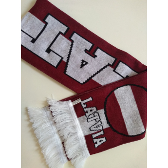 Reprezentacje hokejowe szalik zimowy Latvia knitted