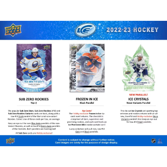 NHL pudełka karty hokejowe NHL 2022-23 Upper Deck Ice Hobby Box