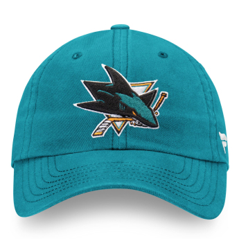 San Jose Sharks czapka baseballówka NHL Core Blue Curved Unstructured