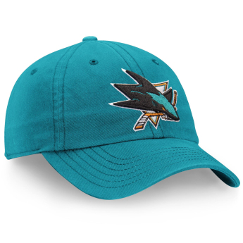 San Jose Sharks czapka baseballówka NHL Core Blue Curved Unstructured