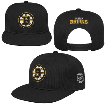 Boston Bruins dziecięca czapka flat Logo Flatbrim Snapback