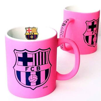 Barcelona kubek pink fluo