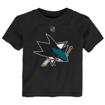 San Jose Sharks koszulka dziecięca Primary Logo black