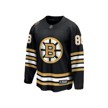 Boston Bruins dziecięca koszulka meczowa David Pastrnak #88 black 100th Anniversary Premier Breakaway Jersey