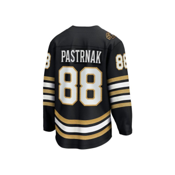 Boston Bruins dziecięca koszulka meczowa David Pastrnak #88 black 100th Anniversary Premier Breakaway Jersey