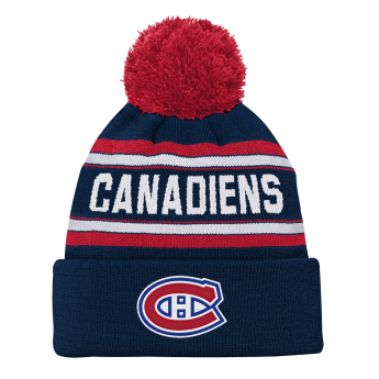 Montreal Canadiens czapka zimowa dziecięca Jacquard Cuffed Knit With Pom