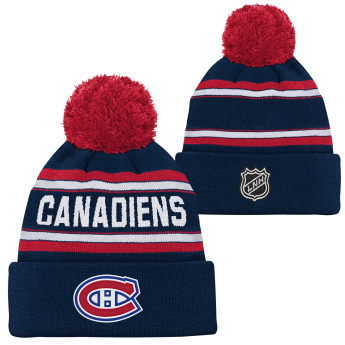 Montreal Canadiens czapka zimowa dziecięca Jacquard Cuffed Knit With Pom