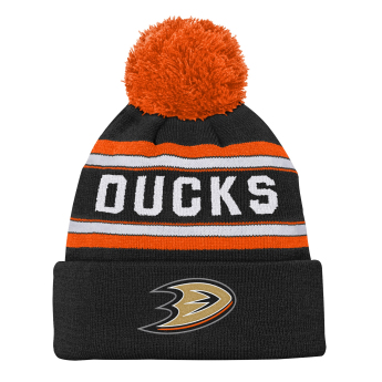 Anaheim Ducks czapka zimowa dziecięca Jacquard Cuffed Knit With Pom