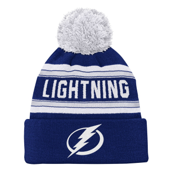 Tampa Bay Lightning czapka zimowa dziecięca Jacquard Cuffed Knit With Pom