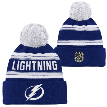 Tampa Bay Lightning czapka zimowa dziecięca Jacquard Cuffed Knit With Pom