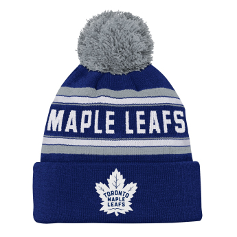 Toronto Maple Leafs czapka zimowa dziecięca Jacquard Cuffed Knit With Pom
