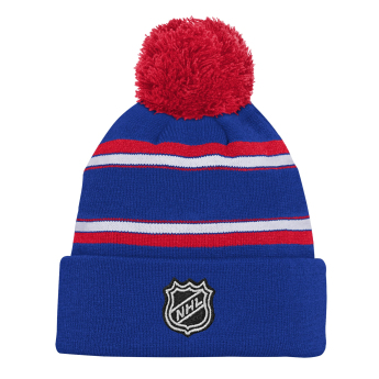 New York Rangers czapka zimowa dziecięca Jacquard Cuffed Knit With Pom