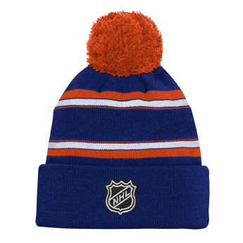 Edmonton Oilers czapka zimowa dziecięca Jacquard Cuffed Knit With Pom