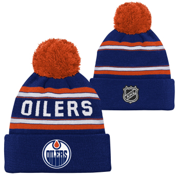 Edmonton Oilers czapka zimowa dziecięca Jacquard Cuffed Knit With Pom