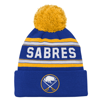Buffalo Sabres czapka zimowa dziecięca Jacquard Cuffed Knit With Pom