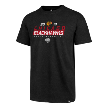 Chicago Blackhawks czapka baseballówka 47 Brand Club Tee NHL black GS19