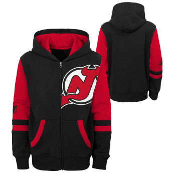 New Jersey Devils dziecięca bluza z kapturem faceoff colorblocked fleece full-zip