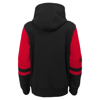 New Jersey Devils dziecięca bluza z kapturem faceoff colorblocked fleece full-zip