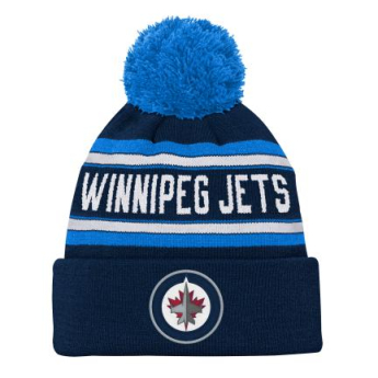 Winnipeg Jets czapka zimowa dziecięca Wordmark Cuffed Pom