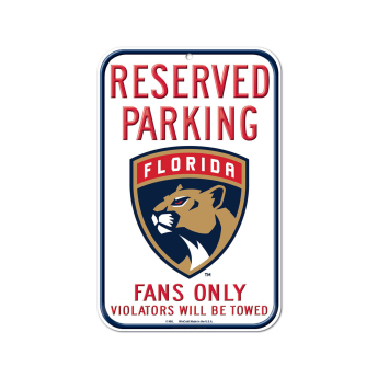 Florida Panthers tablica na ścianę Reserved Parking Sign