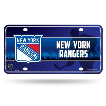New York Rangers tablica na ścianę Metal License Plate Auto Tag