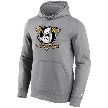 Anaheim Ducks męska bluza z kapturem Primary Logo Graphic Hoodie grey