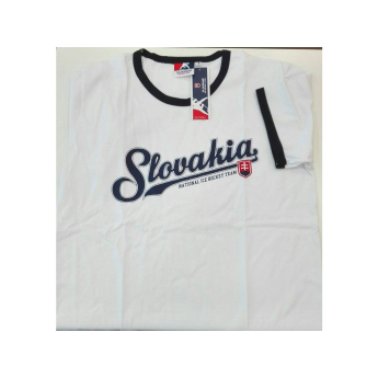 Reprezentacje hokejowe koszulka męska Slovakia Ice Hockey Team White