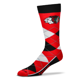 Chicago Blackhawks skarpetki graphic argyle lineup socks