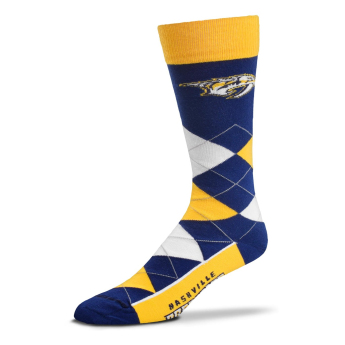 Nashville Predators skarpetki graphic argyle lineup socks