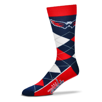 Washington Capitals skarpetki graphic argyle lineup socks