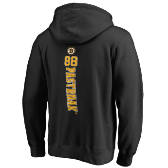Boston Bruins męska bluza z kapturem David Pastrňák #88 Backer Pullover Hoodie