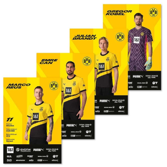 Borusia Dortmund karty pamiątkowe 33 cards with autographs 2023/24