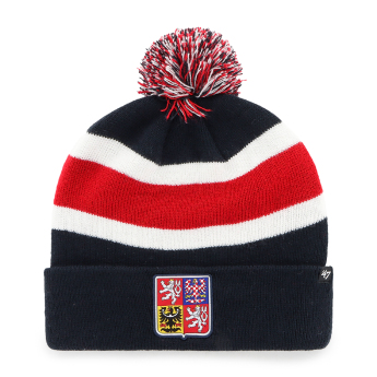 Reprezentacje hokejowe czapka zimowa Czech Republic Breakaway 47 Cuff Knit Navy