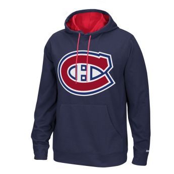 Montreal Canadiens męska bluza z kapturem blue Playbook Hood 2016