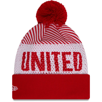 Manchester United czapka zimowa dziecięca Engineered Cuff Red