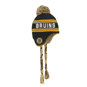 Boston Bruins czapka zimowa dziecięca Jacquard tassel