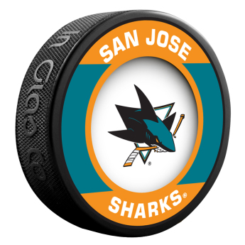 SAN JOSE SHARKS PUCK RETRO