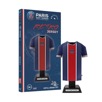 Paris Saint Germain Metalowy model 3D Retro Jersey Kit