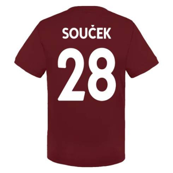 West Ham United dziecięca koszulka meczowa Claret Souček