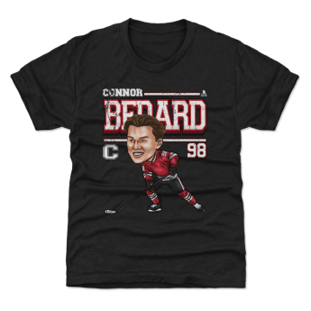 Chicago Blackhawks koszulka dziecięca Connor Bedard #98 Cartoon WHT 500 Level