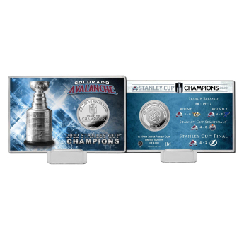 Colorado Avalanche moneta pamiątkowa 2022 Stanley Cup Champions Silver Mint Coin