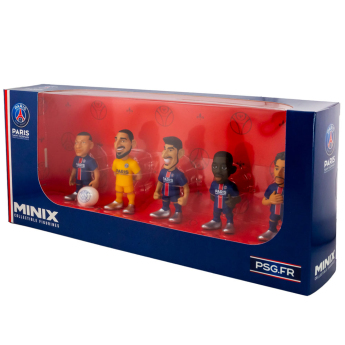 Paris Saint Germain zestaw 5 figurek MINIX